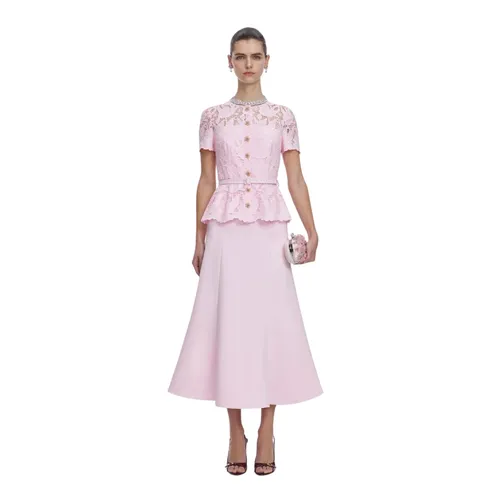 Dresses > Day Dresses > Midi Dresses - - Self Portrait - Modalova