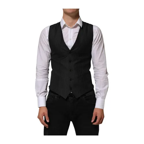 Suits > Suit Vests - - Dolce & Gabbana - Modalova