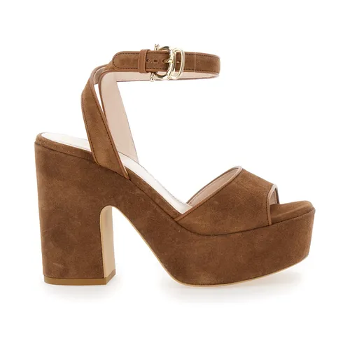 Shoes > Sandals > High Heel Sandals - - Pollini - Modalova