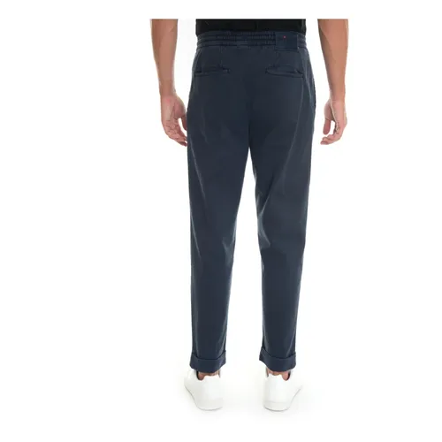 Kiton - Trousers > Chinos - Blue - Kiton - Modalova