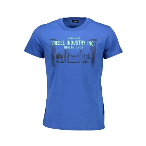 Diesel - Tops > T-Shirts - Blue - Diesel - Modalova