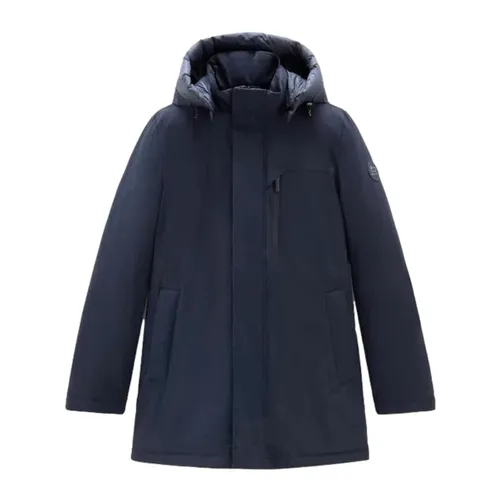 Woolrich - Coats > Parkas - Blue - Woolrich - Modalova