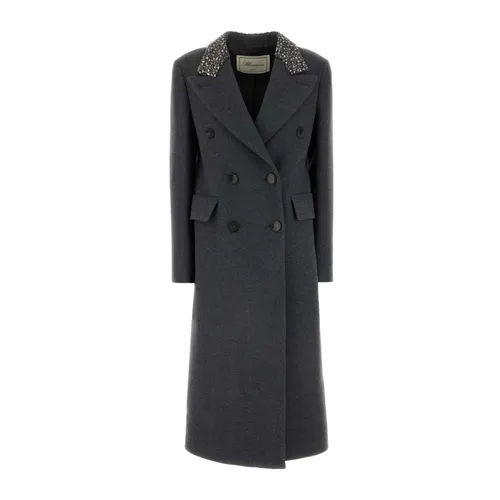 Coats > Double-Breasted Coats - - Blumarine - Modalova