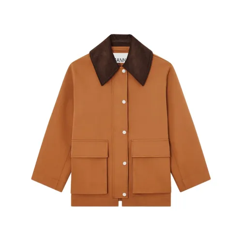 Jackets > Light Jackets - - Ganni - Modalova