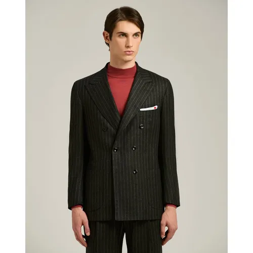 Suits > Suit Sets > Double Breasted Suits - - Kiton - Modalova