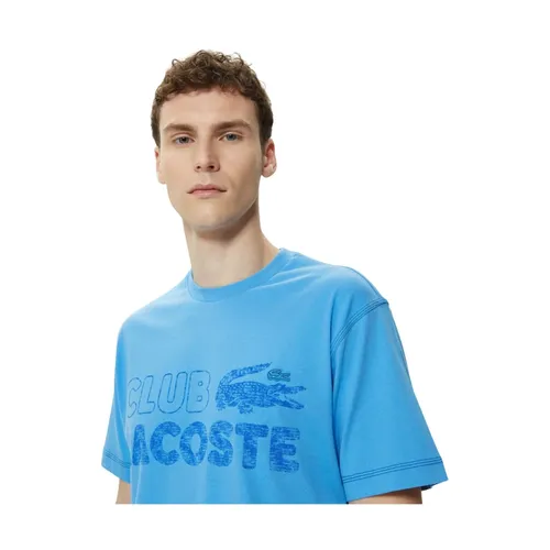 Lacoste - Tops > T-Shirts - Blue - Lacoste - Modalova