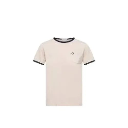 Moncler - Tops > T-Shirts - Beige - Moncler - Modalova