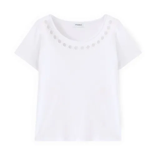 Motivi - Tops > T-Shirts - White - Motivi - Modalova