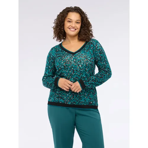 Knitwear > V-neck Knitwear - - Fiorella Rubino - Modalova
