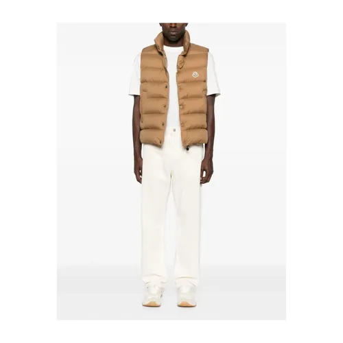 Moncler - Tops > T-Shirts - White - Moncler - Modalova