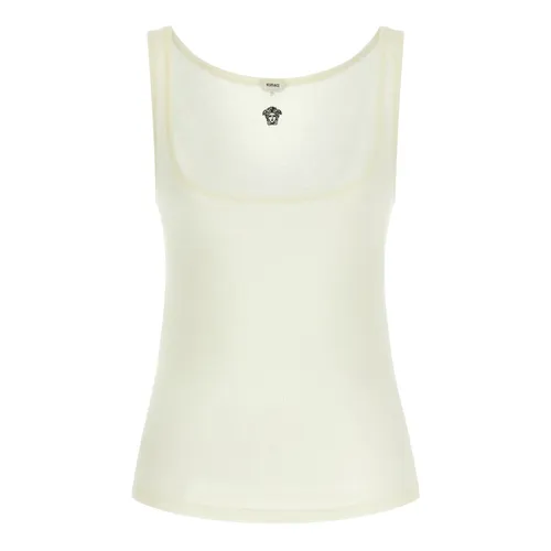 Tops > Sleeveless Tops - - Versace - Modalova