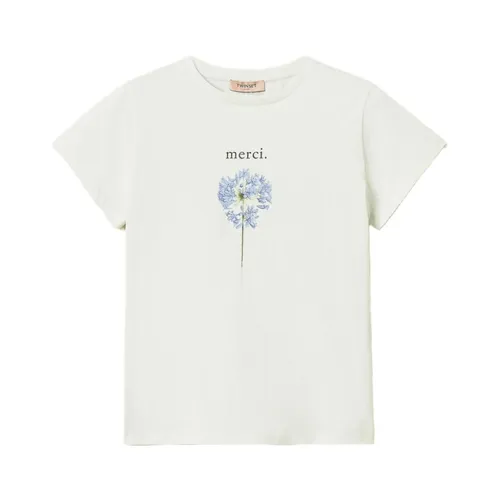 Twinset - Tops > T-Shirts - White - Twinset - Modalova