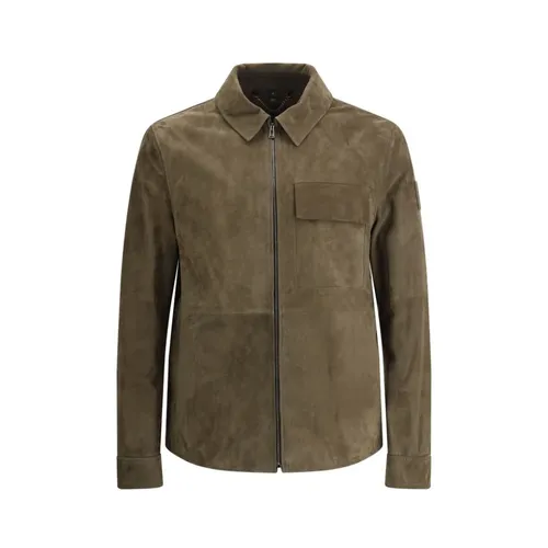 Jackets > Leather Jackets - - Belstaff - Modalova