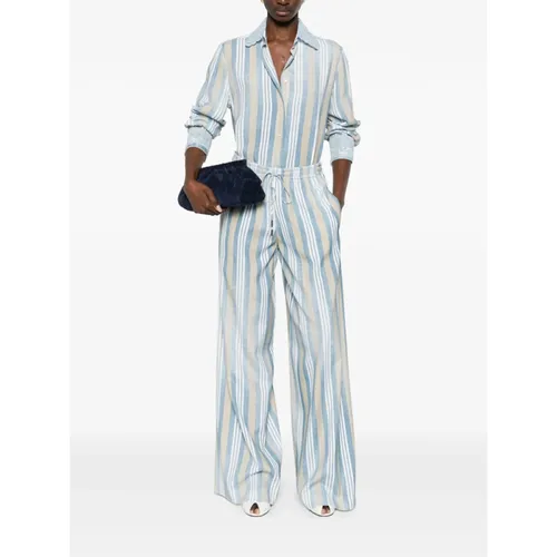 Trousers > Wide Trousers - - Ermanno Scervino - Modalova