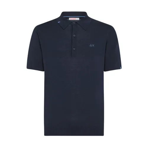 Sun68 - Tops > Polo Shirts - Blue - Sun68 - Modalova