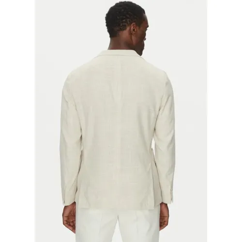 Hugo - Jackets > Blazers - Beige - Hugo - Modalova