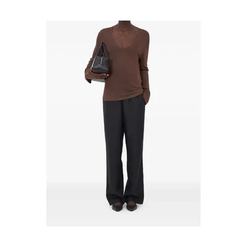 Knitwear > V-neck Knitwear - - Loulou De Saison - Modalova