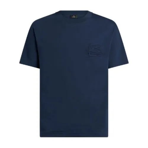 Etro - Tops > T-Shirts - Blue - Etro - Modalova