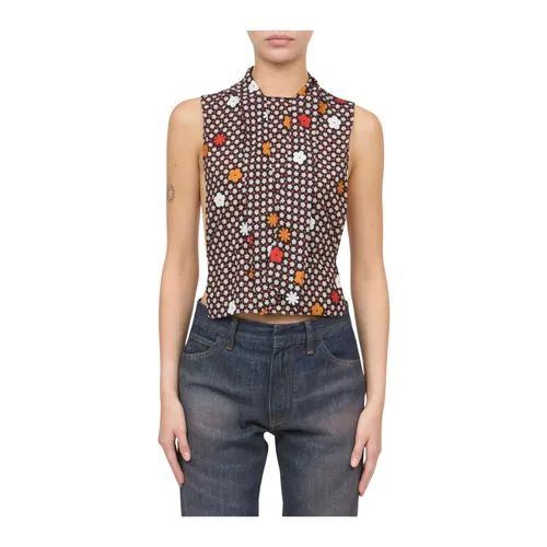 Tops > Sleeveless Tops - - MM6 Maison Margiela - Modalova