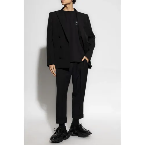 Balmain - Tops > T-Shirts - Black - Balmain - Modalova