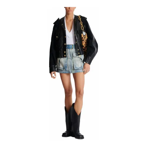 Skirts > Denim Skirts - - Balmain - Modalova