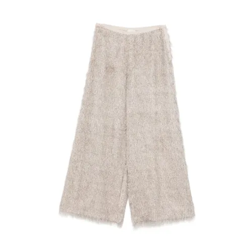 Trousers > Wide Trousers - - Alysi - Modalova