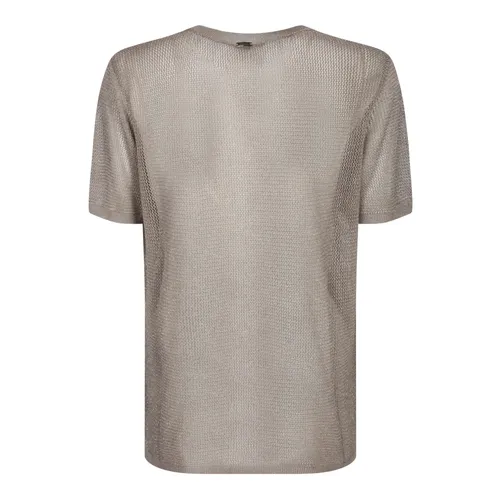 Herno - Tops > T-Shirts - Beige - Herno - Modalova