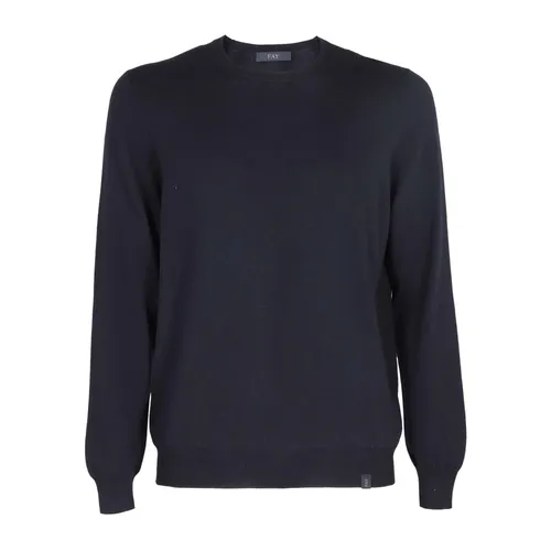 Knitwear > Round-neck Knitwear - - Fay - Modalova