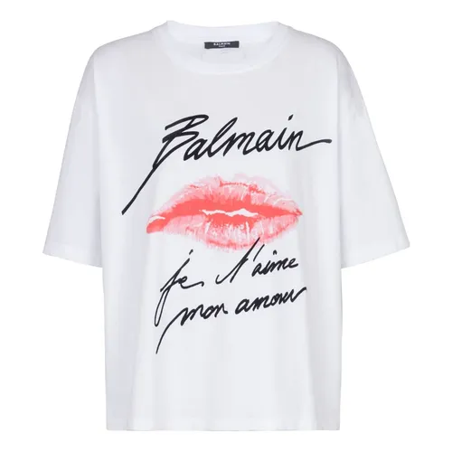 Balmain - Tops > T-Shirts - White - Balmain - Modalova