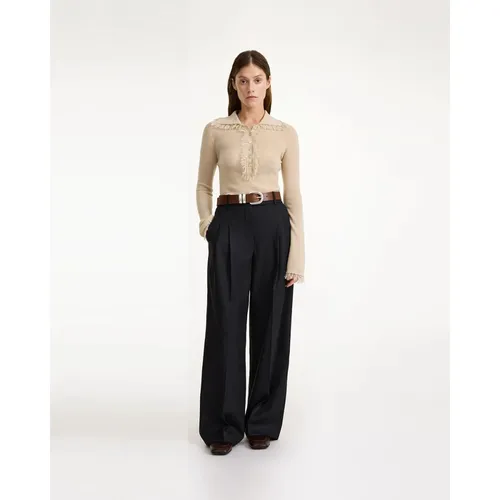 Trousers > Wide Trousers - - By Malene Birger - Modalova
