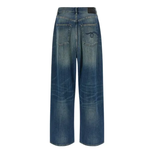 R13 - Jeans > Wide Jeans - Blue - R13 - Modalova