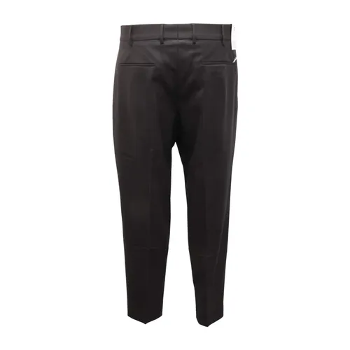 Pt01 - Trousers > Chinos - Black - Pt01 - Modalova