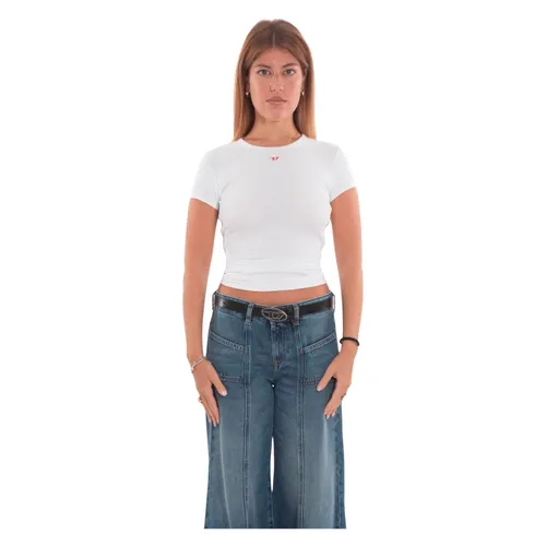 Diesel - Tops > T-Shirts - White - Diesel - Modalova