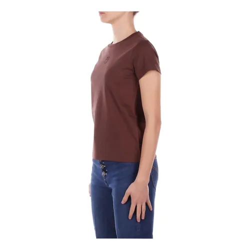Pinko - Tops > T-Shirts - Brown - Pinko - Modalova