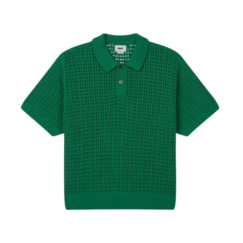 Knitwear > V-neck Knitwear - - Obey - Modalova
