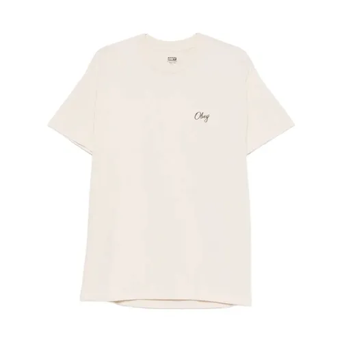 Obey - Tops > T-Shirts - Beige - Obey - Modalova