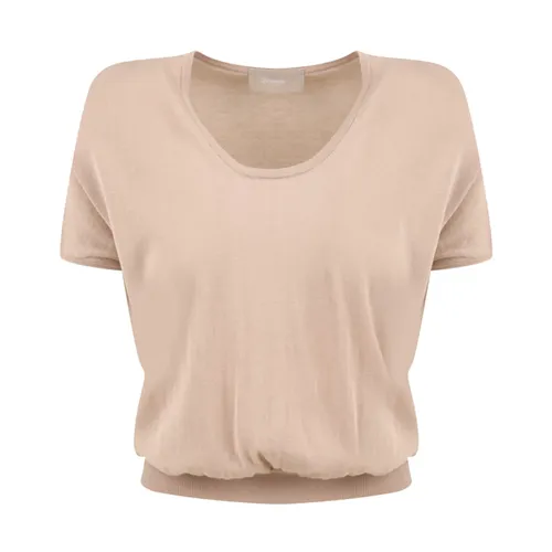 Drumohr - Tops > T-Shirts - Beige - Drumohr - Modalova