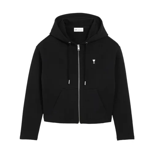 Sweatshirts & Hoodies > Zip-throughs - - Ami Paris - Modalova