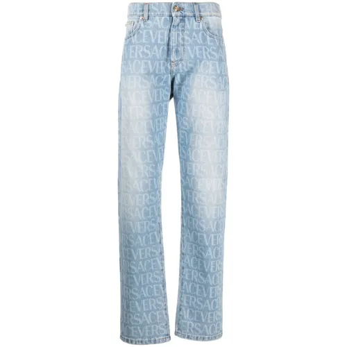 Jeans > Straight Jeans - - Versace - Modalova