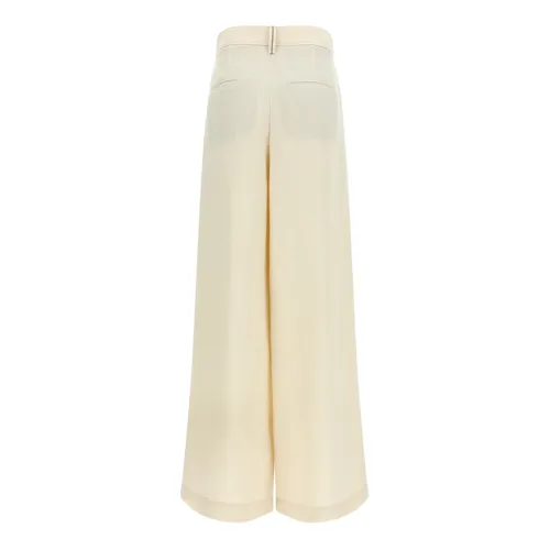 Trousers > Wide Trousers - - Brunello Cucinelli - Modalova