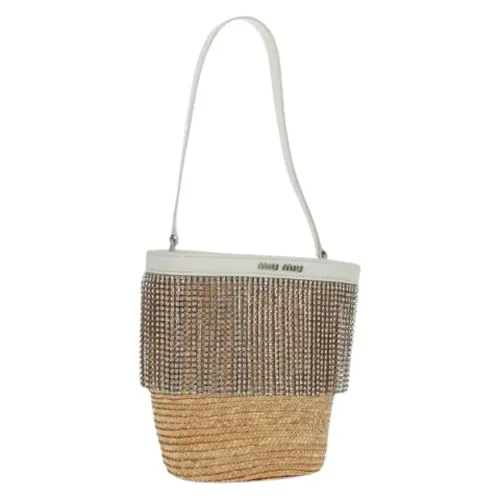 Pre-owned > Pre-owned Bags > Pre-owned Bucket Bags - - Miu Miu Pre-owned - Modalova