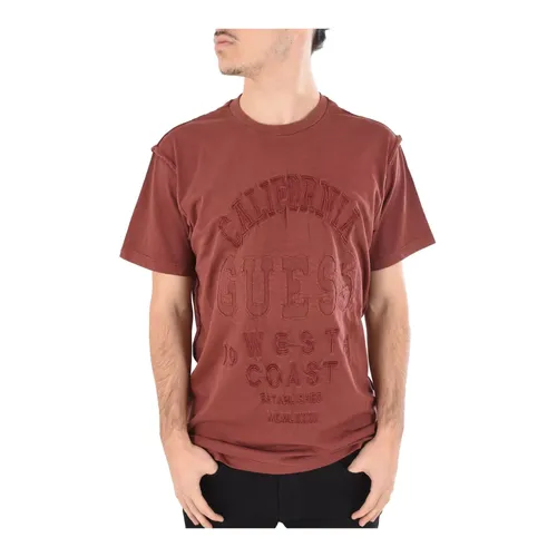 Guess - Tops > T-Shirts - Brown - Guess - Modalova