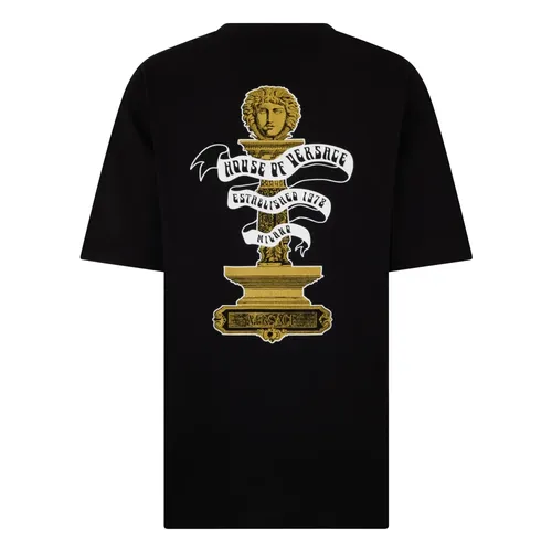 Versace - Tops > T-Shirts - Black - Versace - Modalova