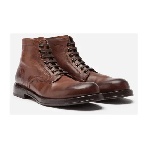Shoes > Boots > Lace-up Boots - - Dolce & Gabbana - Modalova
