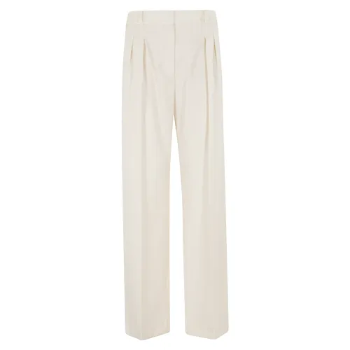 Trousers > Wide Trousers - - Loulou Studio - Modalova