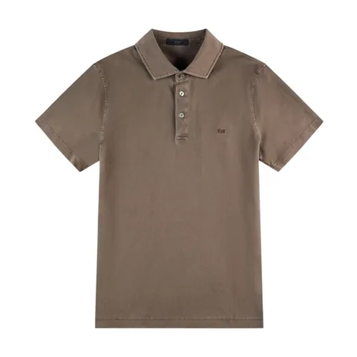 Fay - Tops > Polo Shirts - Brown - Fay - Modalova