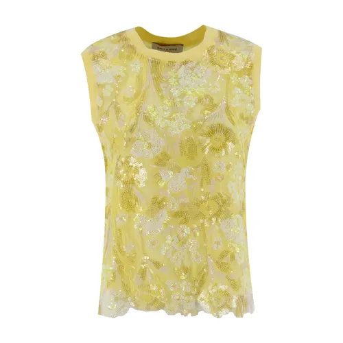 Tops > Sleeveless Tops - - Ermanno Scervino - Modalova