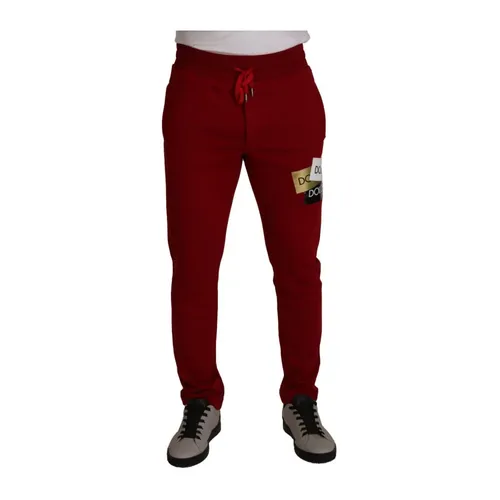 Trousers > Sweatpants - - Dolce & Gabbana - Modalova