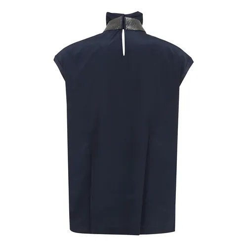 Tops > Sleeveless Tops - - Brunello Cucinelli - Modalova