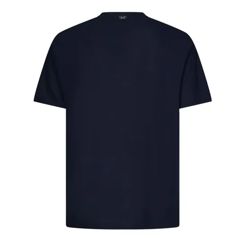 Herno - Tops > T-Shirts - Blue - Herno - Modalova